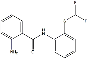 2-AMINO-N-(2-[(DIFLUOROMETHYL)THIO]PHENYL)BENZAMIDE Struktur