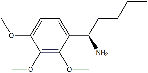 (1R)-1-(2,3,4-TRIMETHOXYPHENYL)PENTYLAMINE Struktur