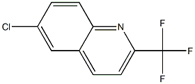 6-CHLORO-2-TRIFLUOROMETHYLQUINOLINE Struktur