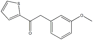 2-(3-METHOXYPHENYL)-1-(2-THIENYL)ETHAN-1-ONE Struktur