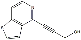 4-(3-HYDROXYPROP-1-YN-1-YL)THIENO[3,2-C]PYRIDINE Struktur