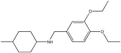 N-(3,4-DIETHOXYBENZYL)-4-METHYLCYCLOHEXANAMINE Struktur