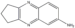 2,3-DIHYDRO-1H-CYCLOPENTA[B]QUINOXALIN-6-AMINE Struktur