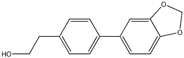 4-[3,4-(METHYLENEDIOXY)PHENYL]PHENETHYL ALCOHOL Struktur