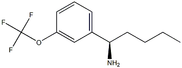 (1R)-1-[3-(TRIFLUOROMETHOXY)PHENYL]PENTYLAMINE Struktur