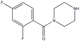 1-(2,4-DIFLUOROBENZOYL)PIPERAZINE Struktur