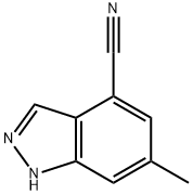 4-CYANO-6-METHYL (1H)INDAZOLE Struktur