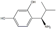 4-((1R)-1-AMINO-2-METHYLPROPYL)BENZENE-1,3-DIOL Struktur