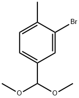 3-BROMO-4-METHYLBENZALDEHYDE DIMETHYL ACETAL Struktur