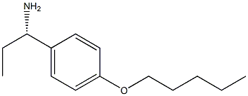 (1S)-1-(4-PENTYLOXYPHENYL)PROPYLAMINE Struktur