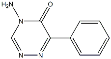 4-AMINO-6-PHENYL-1,2,4-TRIAZIN-5-ONE Struktur