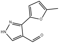 3-(5-METHYL-2-FURYL)-1H-PYRAZOLE-4-CARBALDEHYDE Struktur