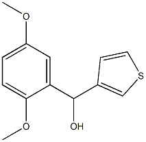 2,5-DIMETHOXYPHENYL-(3-THIENYL)METHANOL Struktur