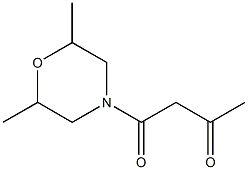 4-(2,6-DIMETHYLMORPHOLIN-4-YL)-4-OXOBUTAN-2-ONE Struktur