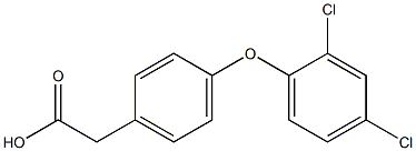 2-(4-(2,4-DICHLOROPHENOXY)PHENYL)ACETIC ACID Struktur