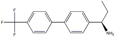 (1R)-1-(4-[4-(TRIFLUOROMETHYL)PHENYL]PHENYL)PROPYLAMINE Struktur