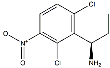 (1R)-1-(2,6-DICHLORO-3-NITROPHENYL)PROPYLAMINE Struktur