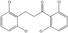 3-(2,6-DICHLOROPHENYL)-2',6'-DICHLOROPROPIOPHENONE Struktur