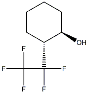 TRANS-2-(PENTAFLUOROETHYL)CYCLOHEXANOL Struktur