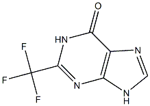 2-(TRIFLUOROMETHYL)-1,9-DIHYDRO-6H-PURIN-6-ONE Struktur