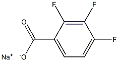 SODIUM 2,3,4-TRIFLUOROBENZOATE Struktur