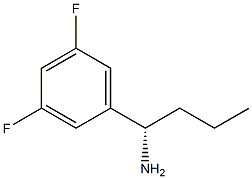 (1S)-1-(3,5-DIFLUOROPHENYL)BUTYLAMINE Struktur