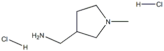 C-(1-METHYL-PYRROLIDIN-3-YL)-METHYLAMINE DIHYDROCHLORIDE Struktur