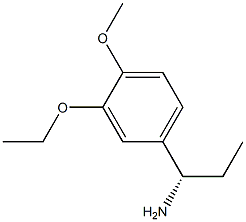 (1S)-1-(3-ETHOXY-4-METHOXYPHENYL)PROPYLAMINE Struktur