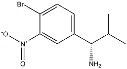 (1S)-1-(4-BROMO-3-NITROPHENYL)-2-METHYLPROPYLAMINE Struktur