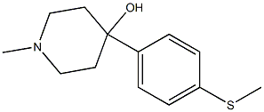 4-HYDROXY-4-(4-METHYLTHIOPHENYL)-1-METHYLPIPERIDINE Structure