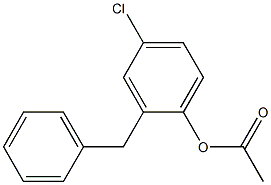 4-CHLORO-2-BENZYLPHENOL ACETATE Struktur