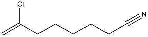 7-CHLORO-7-OCTENENITRILE Struktur