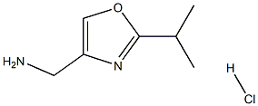 4-(AMINOMETHYL)-2-ISOPROPYLOXAZOLE HCL Struktur