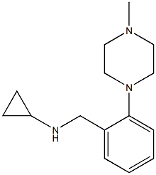 (1R)CYCLOPROPYL[2-(4-METHYLPIPERAZINYL)PHENYL]METHYLAMINE Struktur