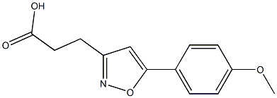 3-(5-(4-METHOXYPHENYL)ISOXAZOL-3-YL)PROPANOIC ACID Struktur