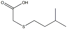 [(3-METHYLBUTYL)THIO]ACETIC ACID Struktur