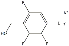 POTASSIUM 4-(HYDROXYMETHYL)PHENYLTRIFLUOROBORATE Struktur