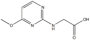 [(4-METHOXYPYRIMIDIN-2-YL)AMINO]ACETIC ACID Struktur