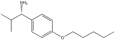 (1S)-2-METHYL-1-(4-PENTYLOXYPHENYL)PROPYLAMINE Struktur