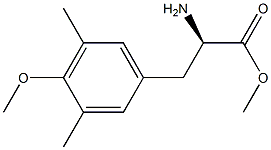 METHYL (2R)-2-AMINO-3-(4-METHOXY-3,5-DIMETHYLPHENYL)PROPANOATE Struktur