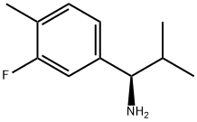 (1R)-1-(3-FLUORO-4-METHYLPHENYL)-2-METHYLPROPYLAMINE Struktur