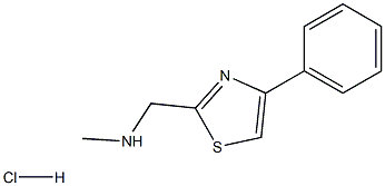 METHYL-(4-PHENYL-THIAZOL-2-YLMETHYL)-AMINE HYDROCHLORIDE Struktur