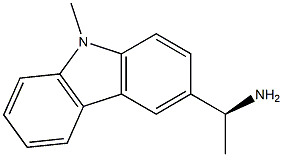 (1S)-1-(9-METHYLCARBAZOL-3-YL)ETHYLAMINE Struktur