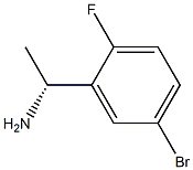 (1R)-1-(5-BROMO-2-FLUOROPHENYL)ETHYLAMINE Struktur