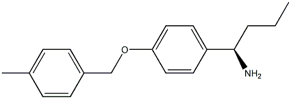 (1R)-1-(4-[(4-METHYLPHENYL)METHOXY]PHENYL)BUTYLAMINE Struktur