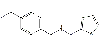 1-(4-ISOPROPYLPHENYL)-N-(THIEN-2-YLMETHYL)METHANAMINE Struktur