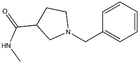 1-BENZYLPYRROLIDINE-3-CARBOXYLIC ACID METHYLAMIDE Struktur