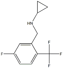 (1R)CYCLOPROPYL[5-FLUORO-2-(TRIFLUOROMETHYL)PHENYL]METHYLAMINE Struktur