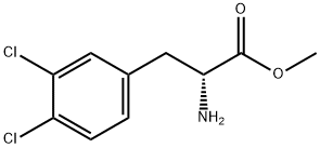 METHYL (2R)-2-AMINO-3-(3,4-DICHLOROPHENYL)PROPANOATE Struktur