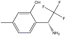 2-((1R)-1-AMINO-2,2,2-TRIFLUOROETHYL)-5-METHYLPHENOL Struktur